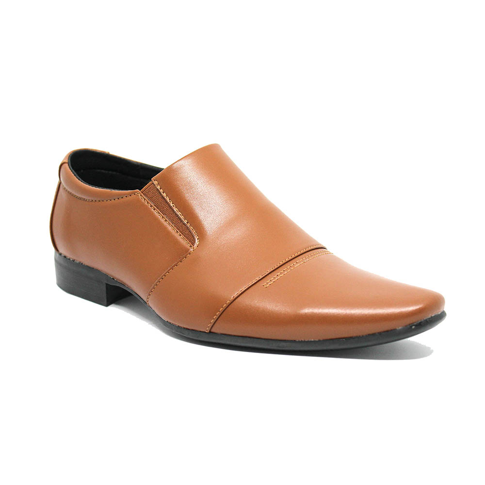tan color formal shoes