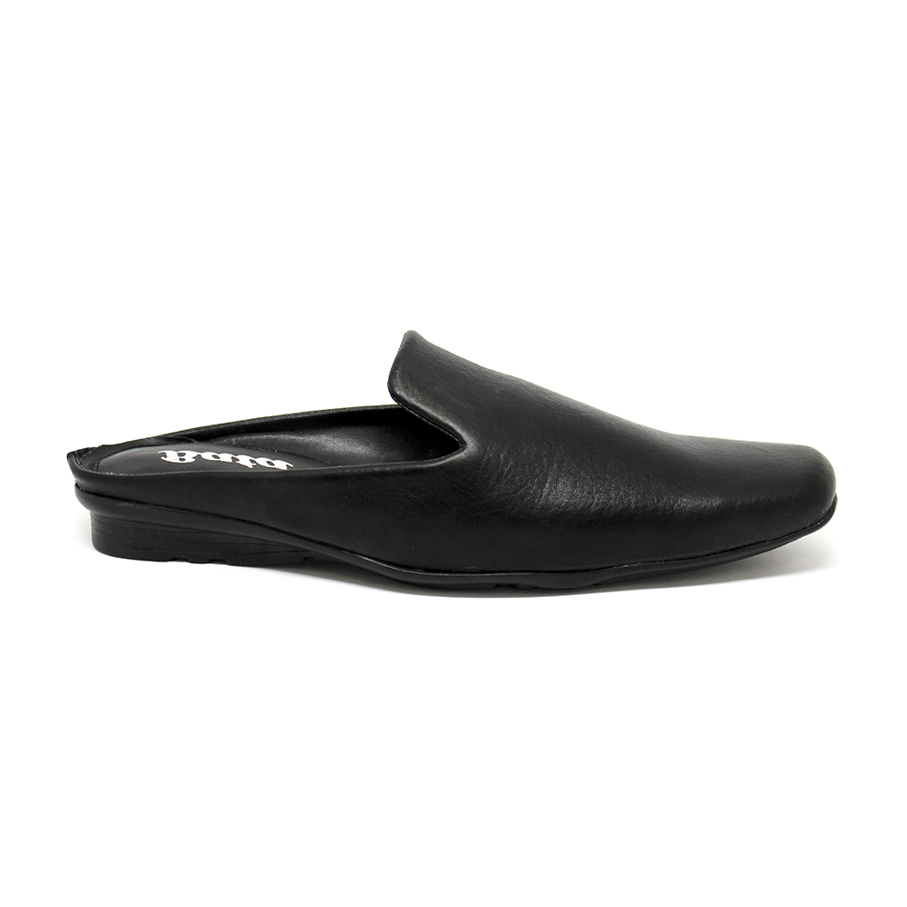 Bata Men's Synthetic Black Half Shoe 