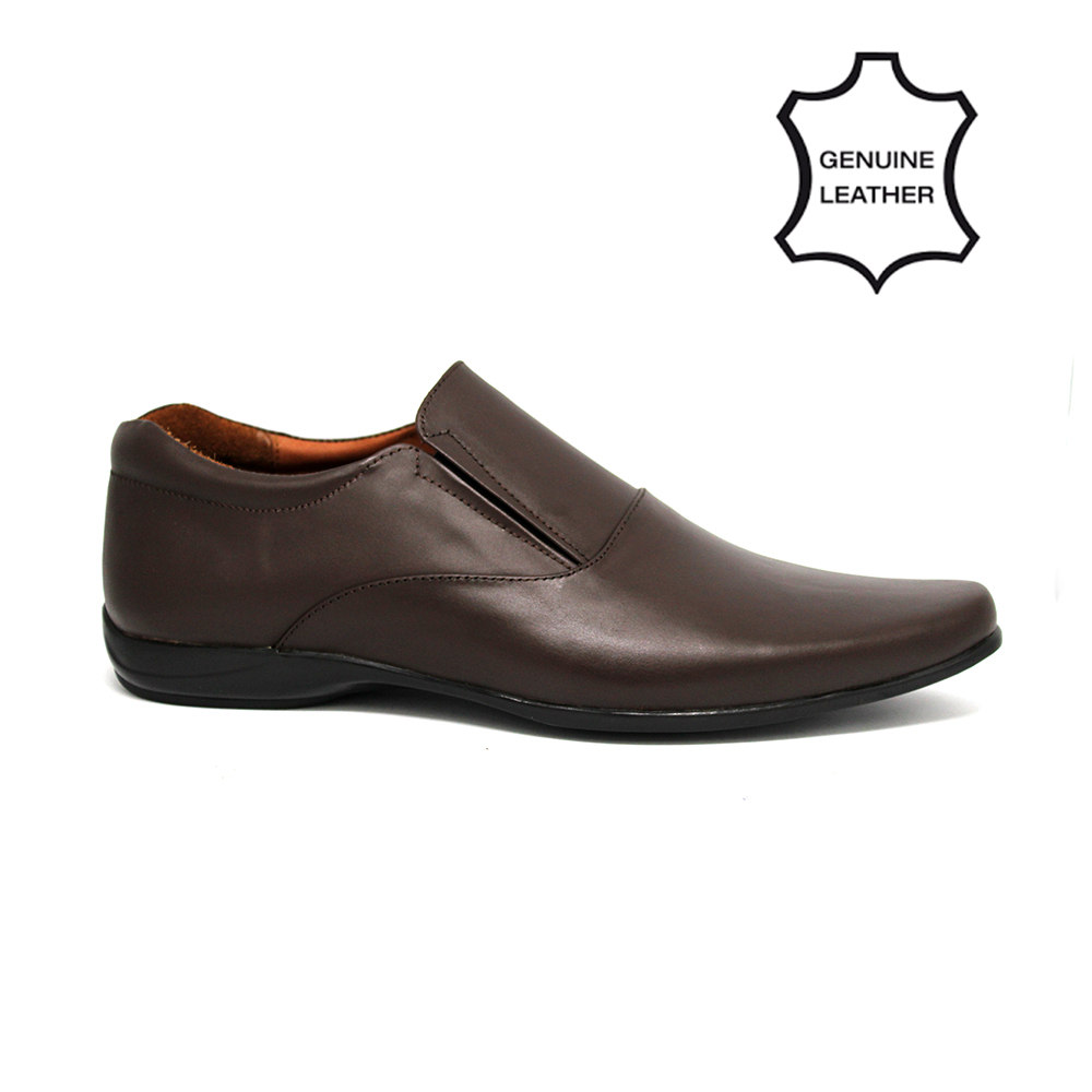 Bata Brown Leather Shoes | bata.lk