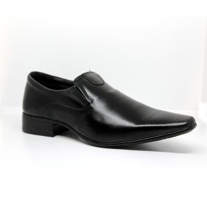 mens black leather formal shoes