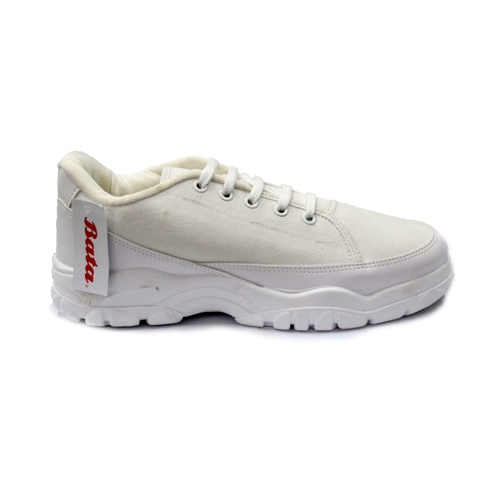 bata power white sports shoes