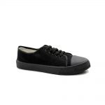 Bata black 2025 canvas shoes