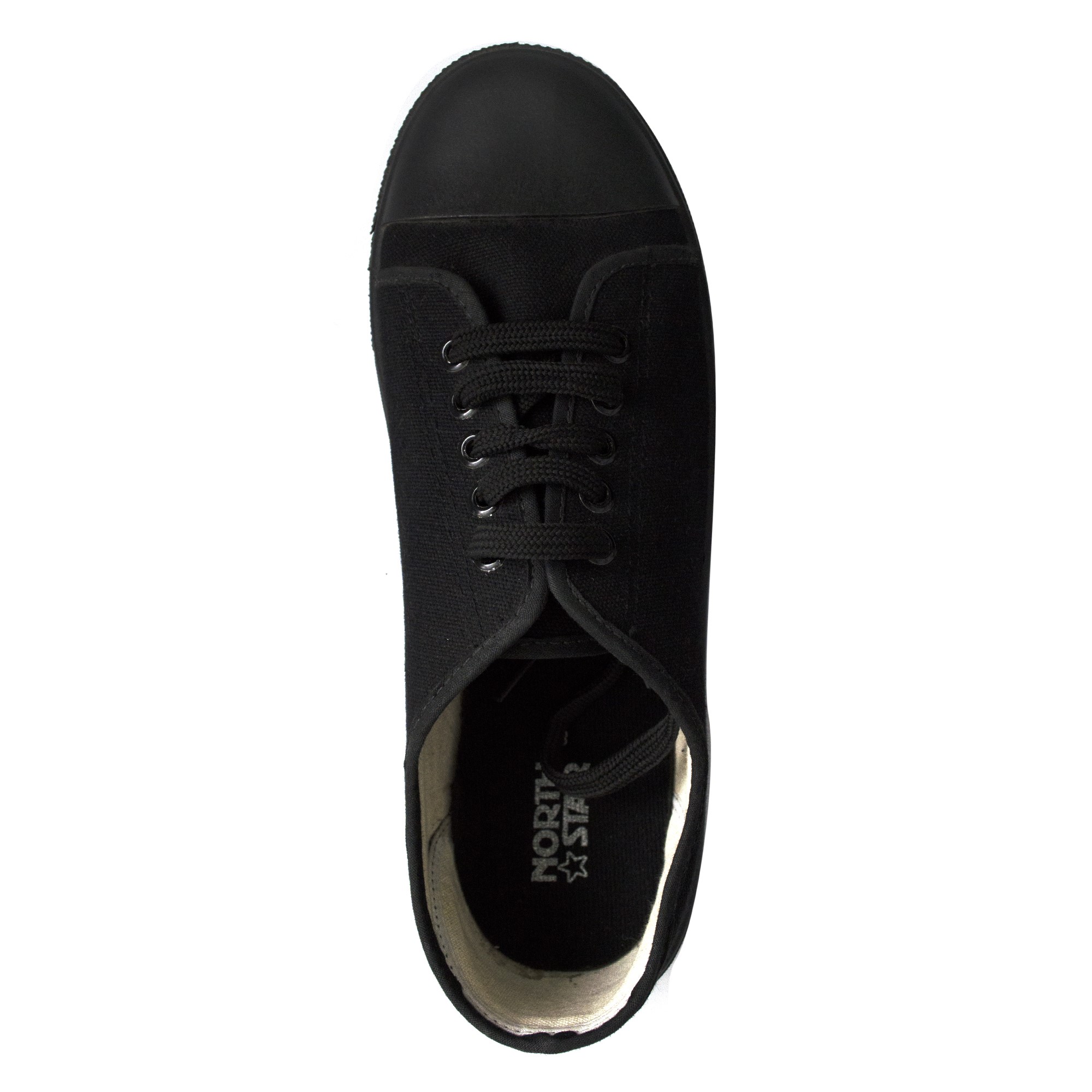 bata black canvas shoes