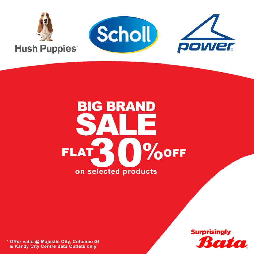 30% OFF on Hush puppies, scholl and 