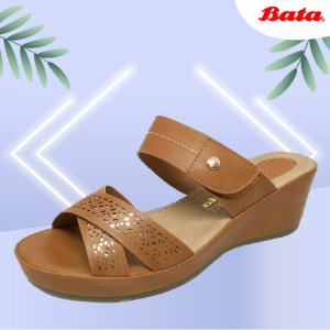 Bata Comfit ladies tan brown wedge – BETTINA