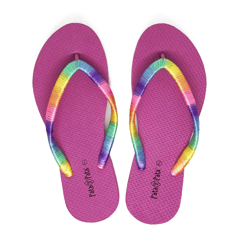 Pink Flip Flop – Rainbow Pink