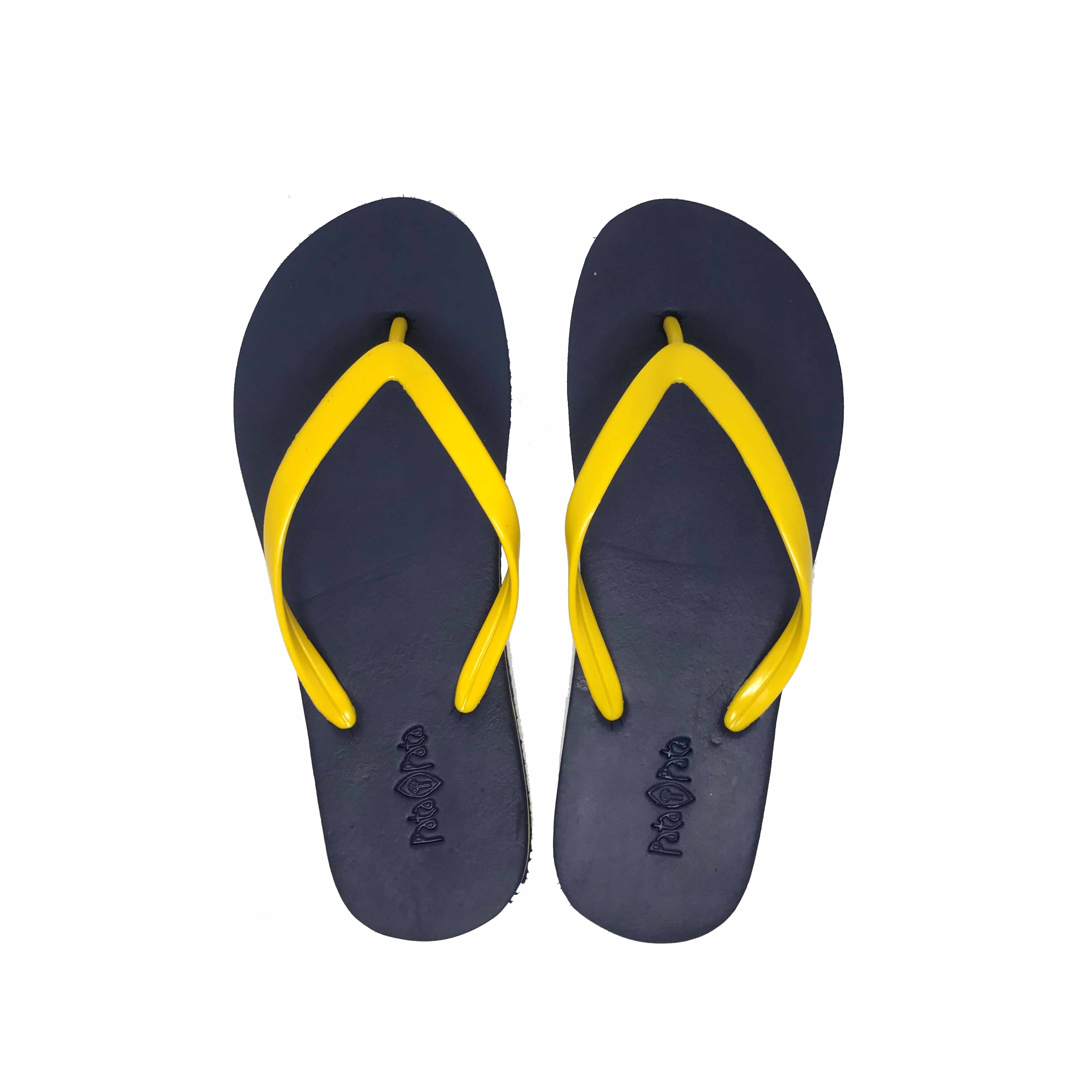 Bata Ladies Rubber two-tone Blue Yellow Flip Flop – Cole | bata.lk