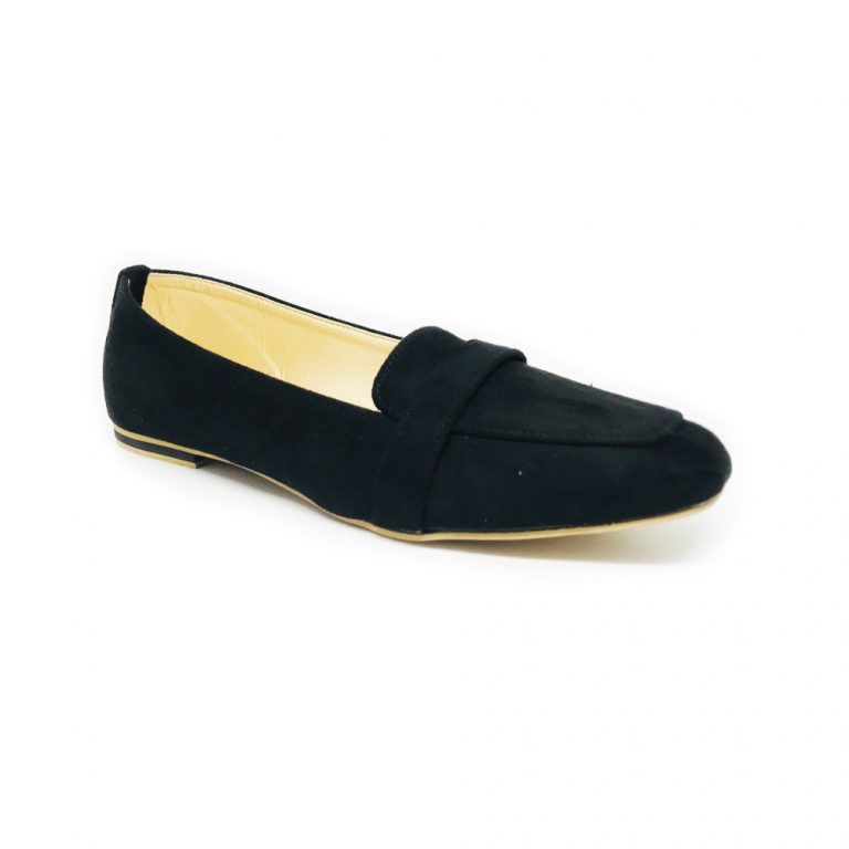 Bata Womens Black flat loafers – Heally - bata.lk