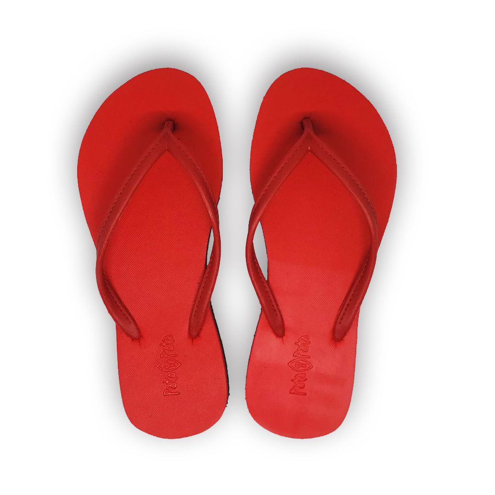 Bata Ladies Rubber Red Flip Flop – Tanza