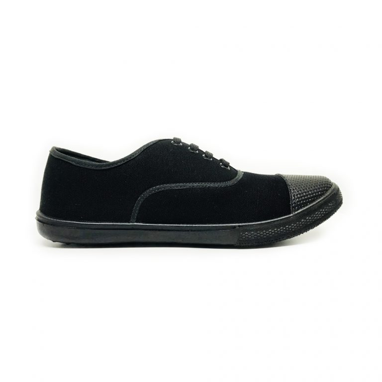 Bata Textile Black Canvas Shoes – Wisdom - bata.lk