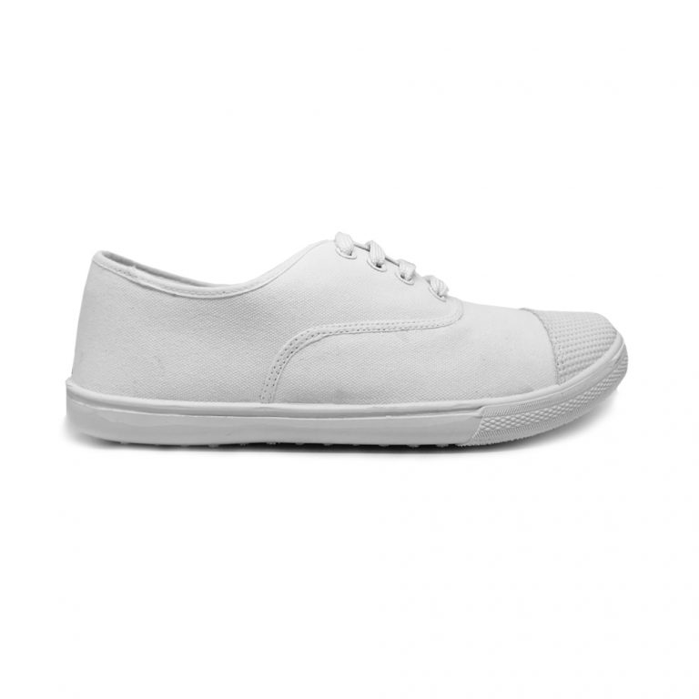 Bata Textile White Canvas Shoes – Wisdom - bata.lk