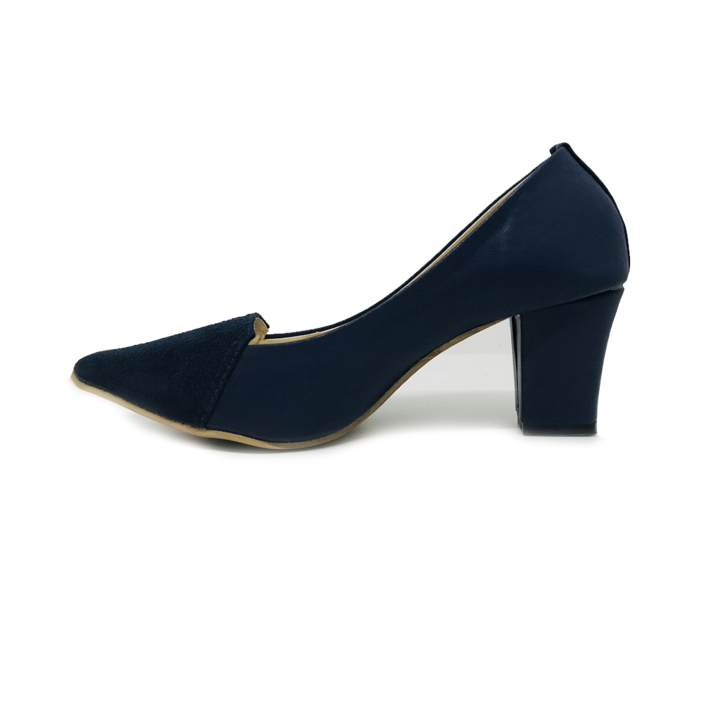 Bata two tone Blue court shoe – Madiena | bata.lk