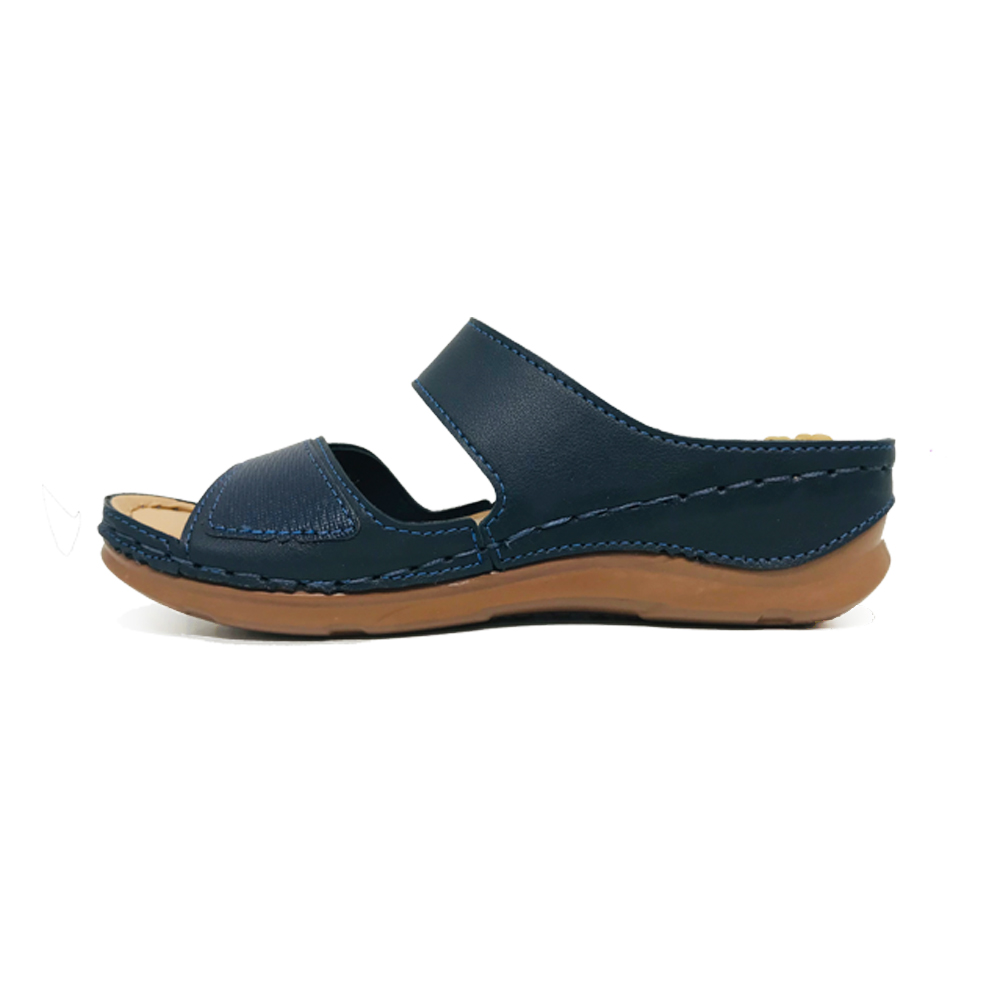 Bata Comfit Ladies blue wedge sandal – Claudia-2 | bata.lk
