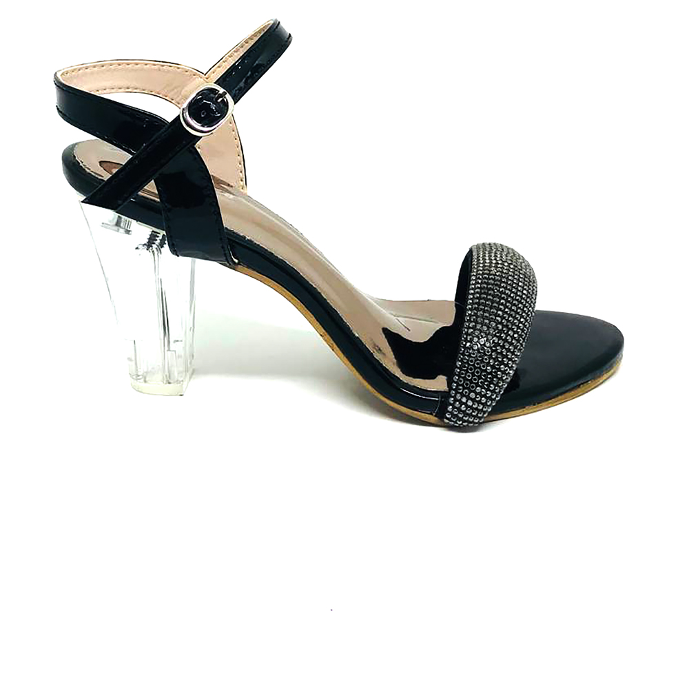 Bata womens Black Glass heel | bata.lk